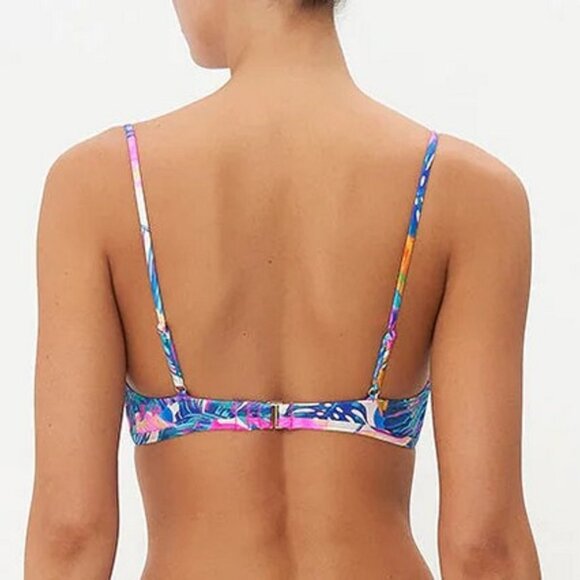 CAMILLA Bikini Top Flamenco Flamingo Tri Bra Size XS Bright Neon Colors - Picture 3 of 11